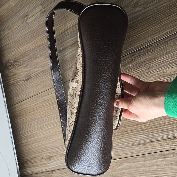 NWOT Etienne Aigner Signature Monogram Canvas Shoulder Bag - Picture 12 of 12